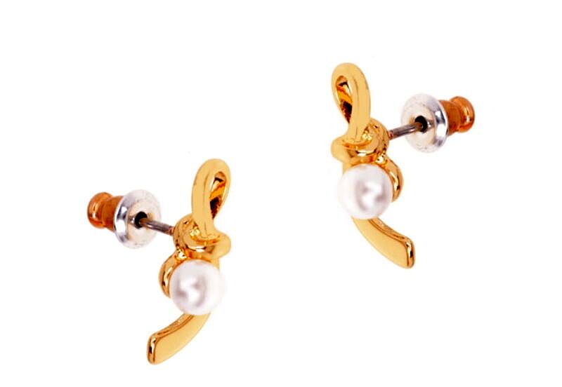 Kolczyki sztyfty z perełką (P8656AU)