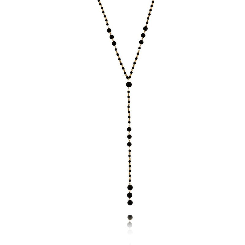 Naszyjnik z onyksów z kolekcji Dalila (C23/ZWE/33/1AU)